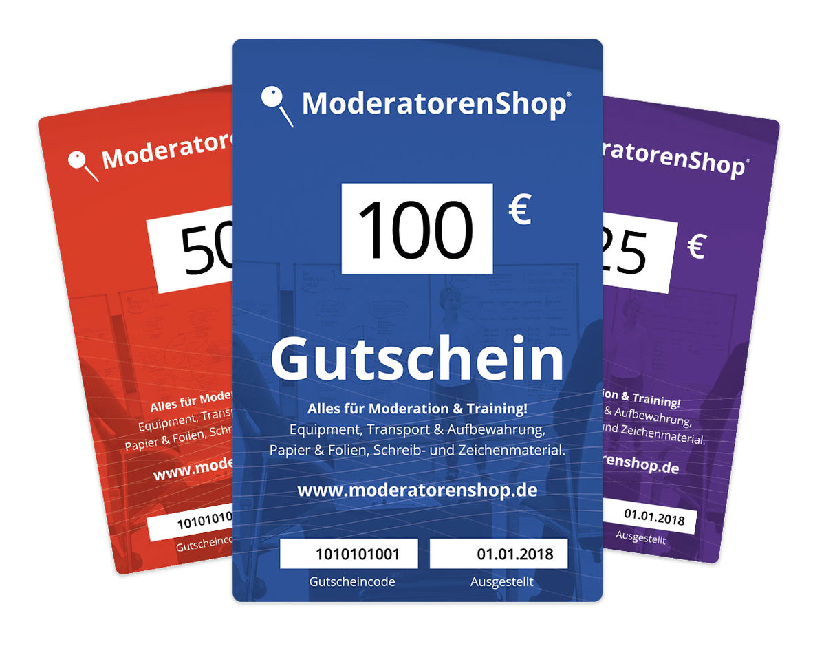 Gutschein - moderatorenshop®